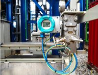 Figure 1: Rosemount pressure transmitter installed on a factory pump.