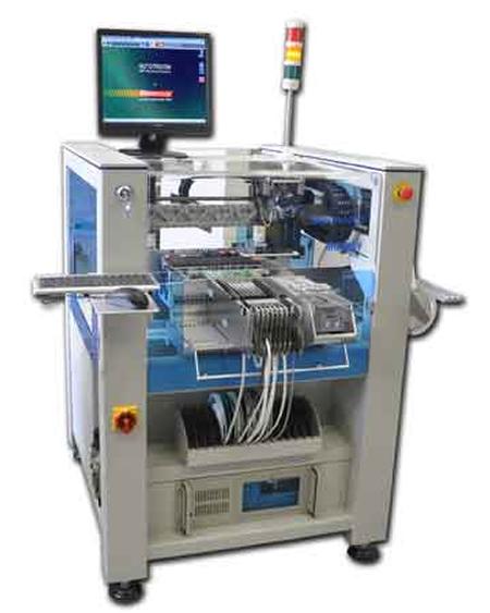 The MC-385 dual-head pick-and-place will be the featured product at the Manncorp APEX booth #2458. Noted for high flexibility and higher throughput, the system’s IPC-rated speed is up to 5,500 cph. Company. Other featured products include the T200A bench-top reflow oven, said to be ideal for lead-free prototyping, and the lead-free RW-400 split-vision rework station which desolders, removes and replaces BGAs, QFPs and other fine-pitch components.