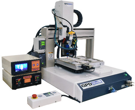 The Catalina Series benchtop systems are compact, full-featured platforms with these standard features: automatic vision, laser surface sensing, and nozzle alignment