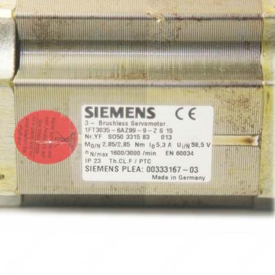  Siemens Brushless Servomotor 00333167-03