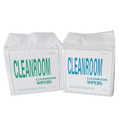  100% polyester double knit cleanroom cleaning wiper non-woven wipers for wiping glass