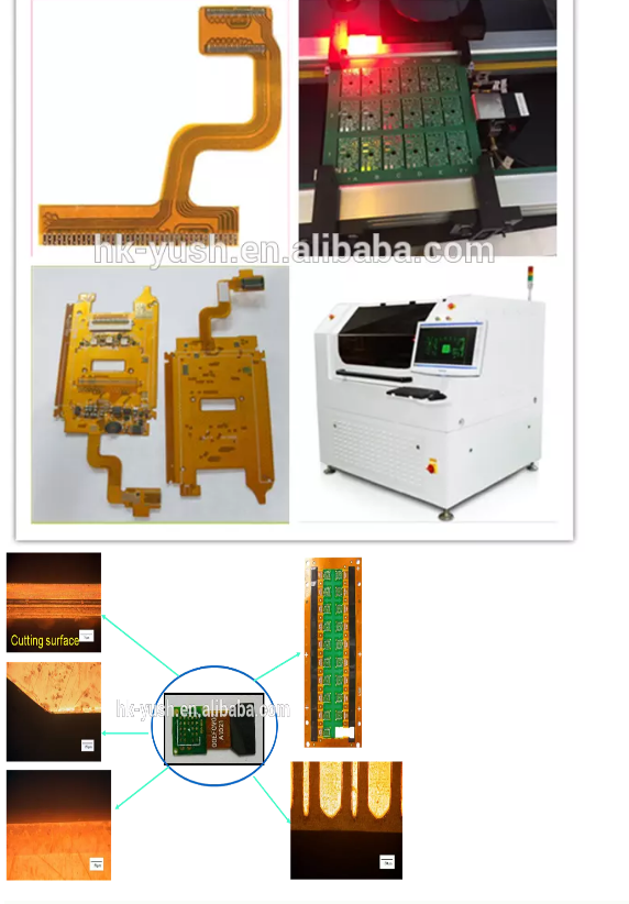 PCB Laser depaneling machine. FPC UV laser depaneling,High Precision Pcb Laser Depaneling Equipment