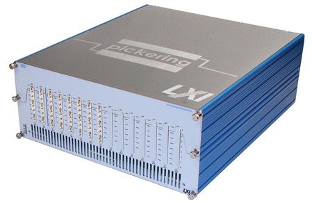 65-110 wideband modular chassis 48x16 matrix, with the drawer system out the plugins can be added or removed
