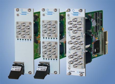 The PXI Microwave Multiplexer Upgrade now supports one, two, or three microwave multiplexers and the multiplexers can be ordered as either 4-way or 6-way.