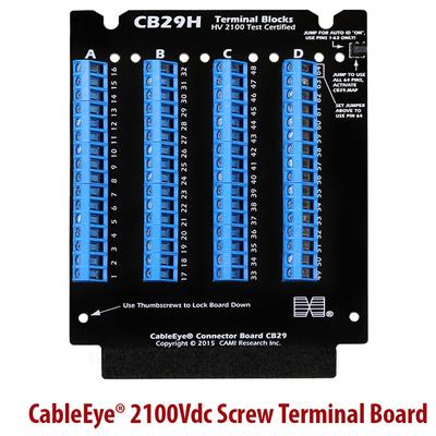 CableEye® 2100Vdc Screw Terminal Connector Boards