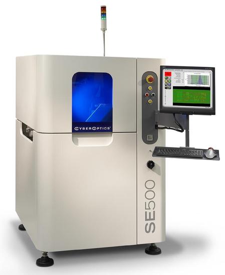 SE500™ 100 percent 3-D solder paste inspection system.