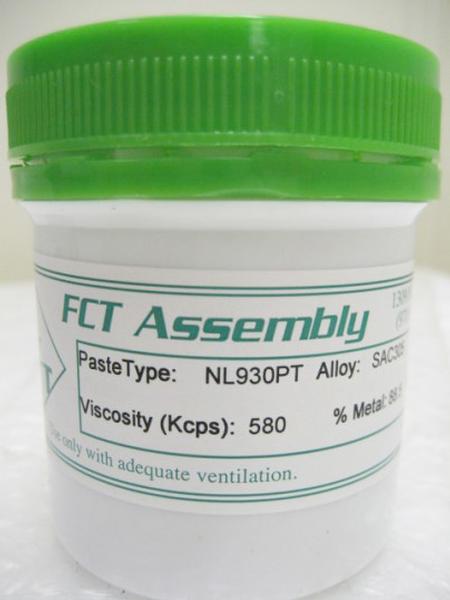 NL930PT - a no-clean, lead-free, halogen-free pin probable solder paste. 