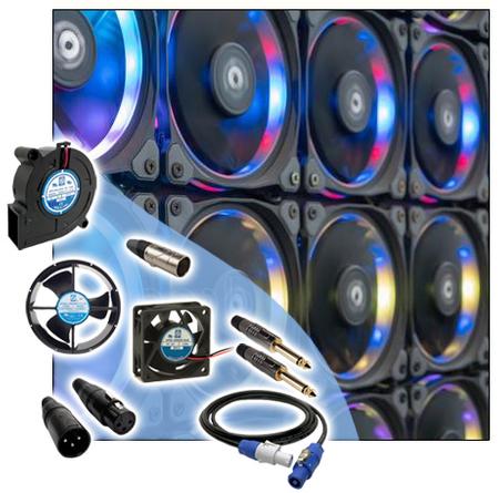 New Yorker Electronics supplies Knight Electronics manufacturing services; Orion Fans AC fans, DC fans, EC fans, fan trays and accessories, motorized impellers and blowers; and Io Audio Technologies audio, video and lighting products