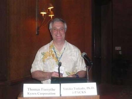 Kyzen's Tom Forsythe during the 2009 Pan Pacific Microelectronics Symposium, February 10-12, 2009.