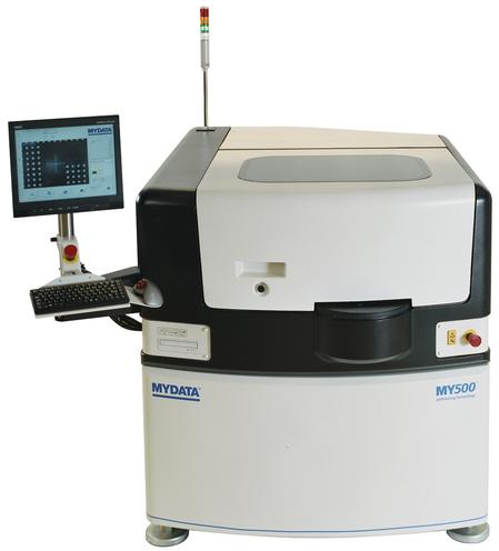 The MY500 jet printer is the SMT industry's first stencil-free printer. The MY500 uses a patented JetPrinting Technology to shoot volumes of solder paste at 500 dots per second.