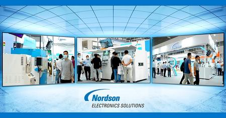 Nordson Electronics Solutions equipment for electronics manufacturing were popular demonstrations at the NEPCON Asia tradeshow in October 2021 in Shenzhen, China. On display were systems for conformal coating, dispensing, plasma treatment, selective soldering, and X-ray inspection from ASYMTEK, DAGE, MARCH, and SELECT product lines.