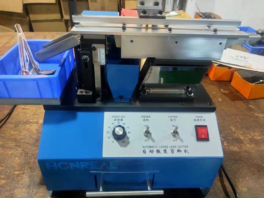 Bulk capacitor component foot forming machine SC-104A designed for cutting plug-in components
