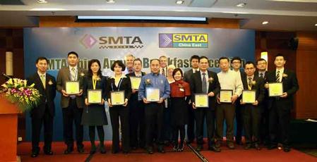 Best Paper/Presentation Awards, Best Exhibit Awards Presented by SMTA China during the SMTA China East 2010 Conference.