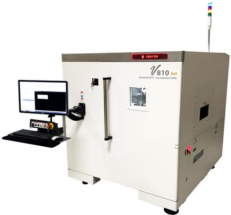 ViTrox's V810i Mini is the smallest footprint in-line 3D advanced X-ray inspection system (AXI), certified by TUV SUD and TUV CE in Machine Directive, EMC and Rheinland (NRTL). V810i Mini is specially designed for the automotive industry, providing the fastest inspection speed and widest test coverage in the world