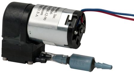 The Mini Vacuum Pumps for OEM applications (VMP1621CN and VMP1625MX) can be used for applications requiring air flow, vacuum or air pressure. 