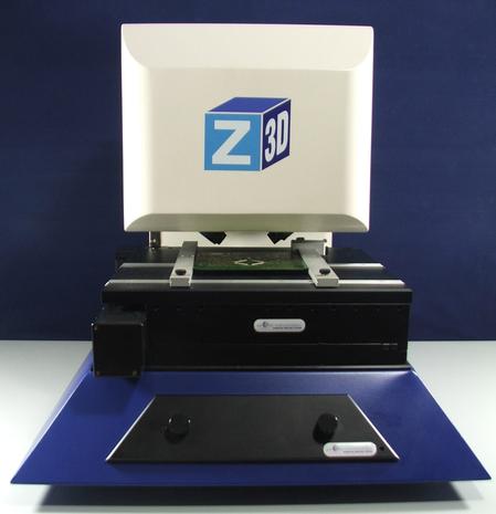 The Z-Check 3D system is the latest addition to the successful Z-check family. It provides a large scanning area and unique 5-line LED scanning in addition to all the major features of this well established bench top solder paste inspection system.