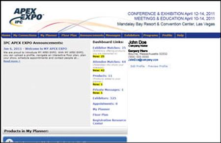 APEX EXPO Dashboard and Interactive Planner