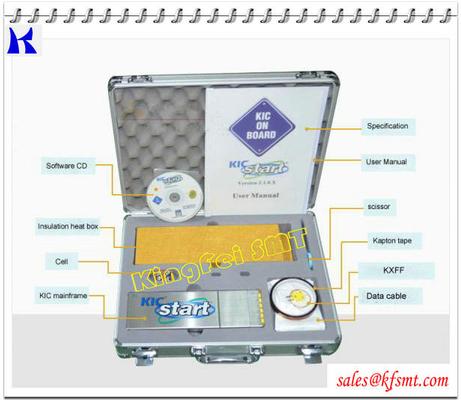  KIC START,6 channel SMT reflow soldering wave soldering thermometer,Insulation heat box