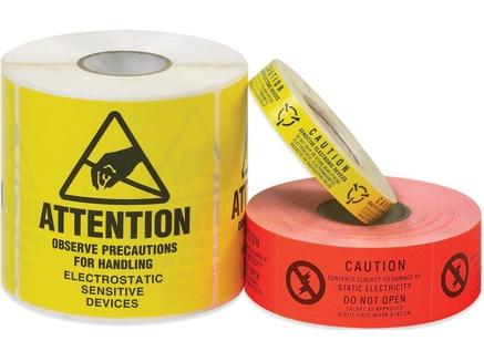 Caution Attention Warning Labels