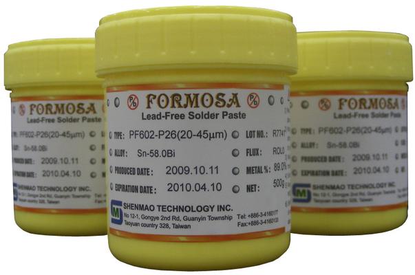 Formosa Low Temperature Solder Paste