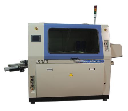 Manncorp’s new wave solder machine answers requests for a compact, mid-volume system with features and benefits of large volume machines.