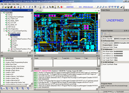 The ScanNavigator software is a leading suite of powerful tools for boundary scan testing and programming based on the original JTAG standard, IEEE 1149.1.