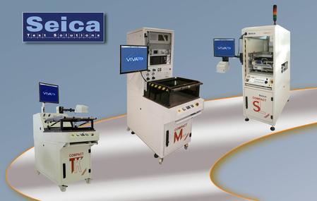 The new COMPACT Line collects the inheritance and success of the historic line of SEICA in-circuit and functional testers, designed meeting the requirements of the so called “lean production”, with a specific attention to the requirements of the production environments of electronic boards.