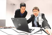Felix Stark and Andreas Schilpp are making the final checks before the Webinar: 