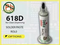 DSP618D No-Clean Lead Free Solder Paste Syringe Dispensing
