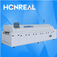 Microcontroller surface mount line reflow soldering machinery 230vac 3000m length reflow oven