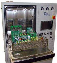Trident III is the flagship of the Trident Series automatic defluxing and cleanliness testing systems