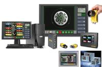 The VisionView® operator interface is ideal for monitoring and controlling your Cognex® In-Sight® vision systems and DataMan® readers on the factory floor and allows operator controls specific to the application. It is now available for use with third-party Siemens® and Rockwell® CE panels.