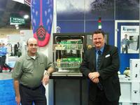 From left to right: Farid Anani, Computrol’s Manufacturing Manager, and Michael Konrad, President of Aqueous Technologies Corp.