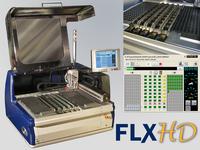 The FLXHD features a 40-device-socket system with an automated X-Y robot gantry and dual pick-and-place probes for high-throughput.