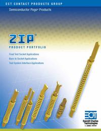 The ZIP® patented 2-D design features planar contact surfaces fabricated by a unique manufacturing process, delivering performance and cost advantages. The ZIP® Series is designed to meet today's demanding test requirements and economics.