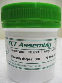 NL930PT paste features excellent solderability, enabling the process to handle the most difficult wetting requirements. 