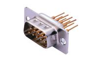FDM0908 Machined pin D-SUB 180°Vertical 9Circuits