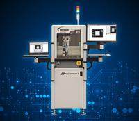 Spectrum™ II Premier automated fluid dispensing system with built-in automated optical inspection system.