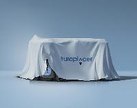 A reveal from Europlacer at Productronica.New EP platform draped.