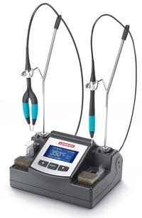 JBC Tools’ Nano Station, a complete station designed for micro soldering and desoldering of small-size components such as 0201 and 0402 sized chips. 