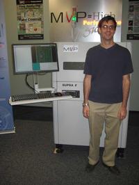 Ken Lucas of EControls with the Supra E AOI system purchased from MVP.
