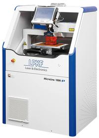 The MicroLine 1120 P is a UV laser system designed for processing bare rigid and flexible PCB circuit boards.