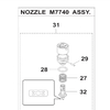 Yamaha smt 7204A nozzle ASSY YSM40R N