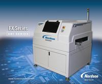Nordson YESTECH's advanced 5 megapixel color camera imaging technology offers high-speed PCB inspection with exceptional defect coverage. With one top down viewing camera and four side viewing cameras, the FX Series inspects solder joints and verifies correct part assembly enabling users to improve quality and increase throughput. 