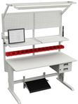 Sovella's Concept workstations, which are available in manual, hand crank, and motorized height adjustment options, are designed for the needs of the high-tech, electronics, and laboratory business sectors, where ergonomic qualities are an important requirement.