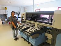 The new iineo+ placement machine installed at Dutch manufacturer Unitron Group.