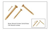 Brass Wood Screws Solid Brass CSk Wood screws