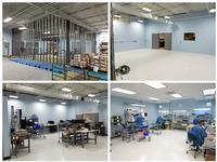 Epec's Battery Pack Assembly Area before and after construction.