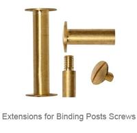 Extensions for Binding Posts Screws 