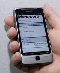 Apex attendees visiting Manncorp’s Booth #2625 won’t see live equipment, but will have the opportunity to check out video demos, specs and product features. Instant quotes will also be available on mobile devices as shown.